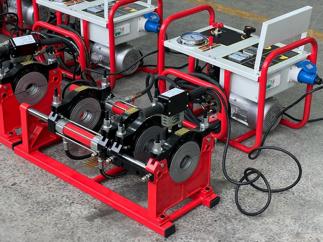 Mesin las pipa HDPE hydraulic